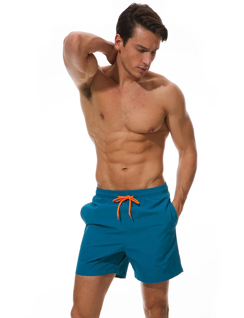 Herren-Badeshorts mit schnelltrocknendem Material – ideal für Strand, Surfen und Sport