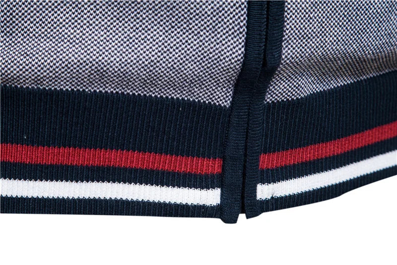 Männer Strickjacke aus hochwertiger Baumwolle im Casual-Stil für den Winter