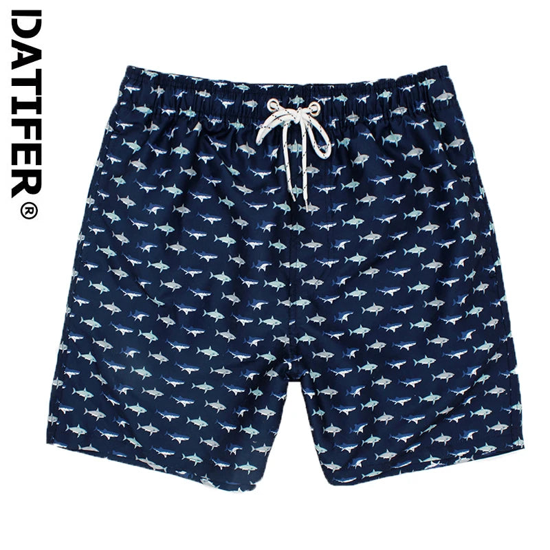 Herren-Shorts aus Polyester mit Reißverschlusstasche – schnelltrocknend für Gym, Surfen und Strand