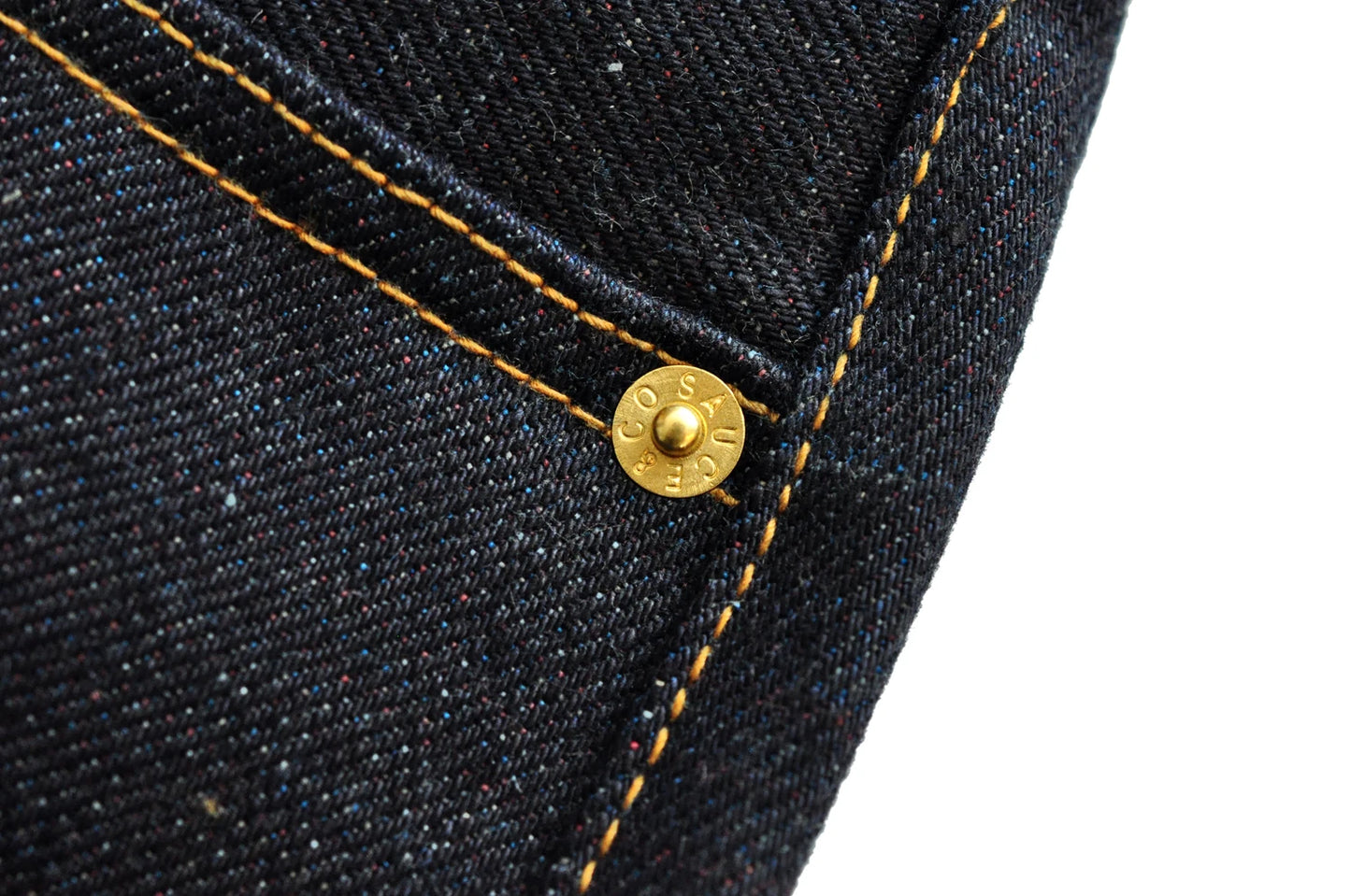 Herrenjeans aus 21oz Rainbow Selvedge Denim im Vintage-Stil für Männer