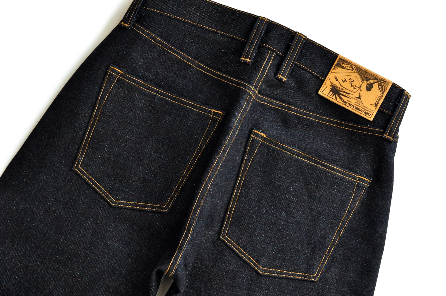 Herrenjeans aus 21oz Rainbow Selvedge Denim im Vintage-Stil für Männer