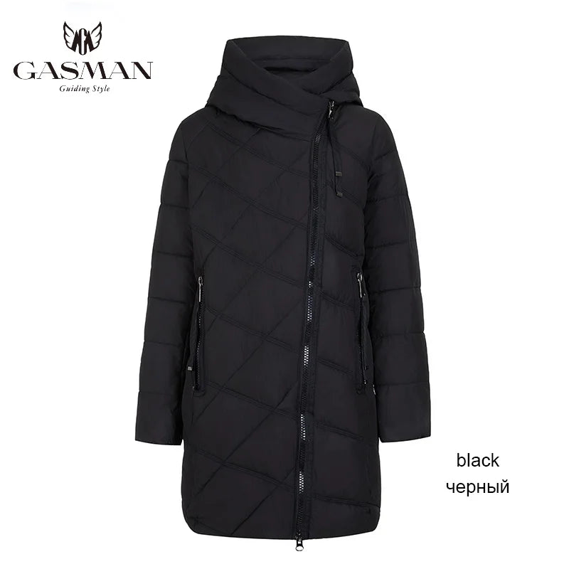 Damen Winterparka mit Kapuze – Warm, Modisch & Gefüttert