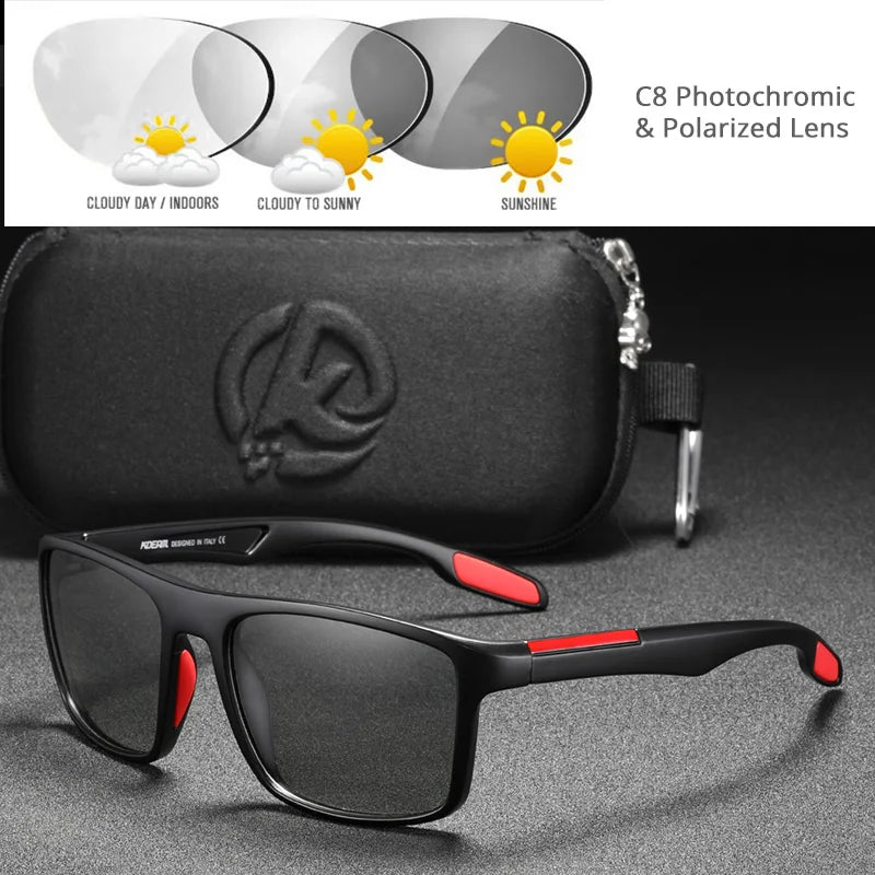 Sonnenbrille rechteckig TR90 ultraleicht polarisiert 1,1mm Fahren Cat.3 Unisex