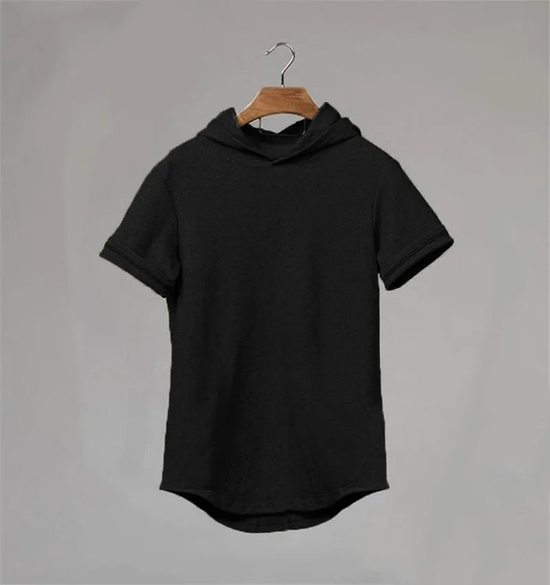 Herren T-Shirt aus dünner Baumwolle mit kurzem Arm im einfarbigen Design