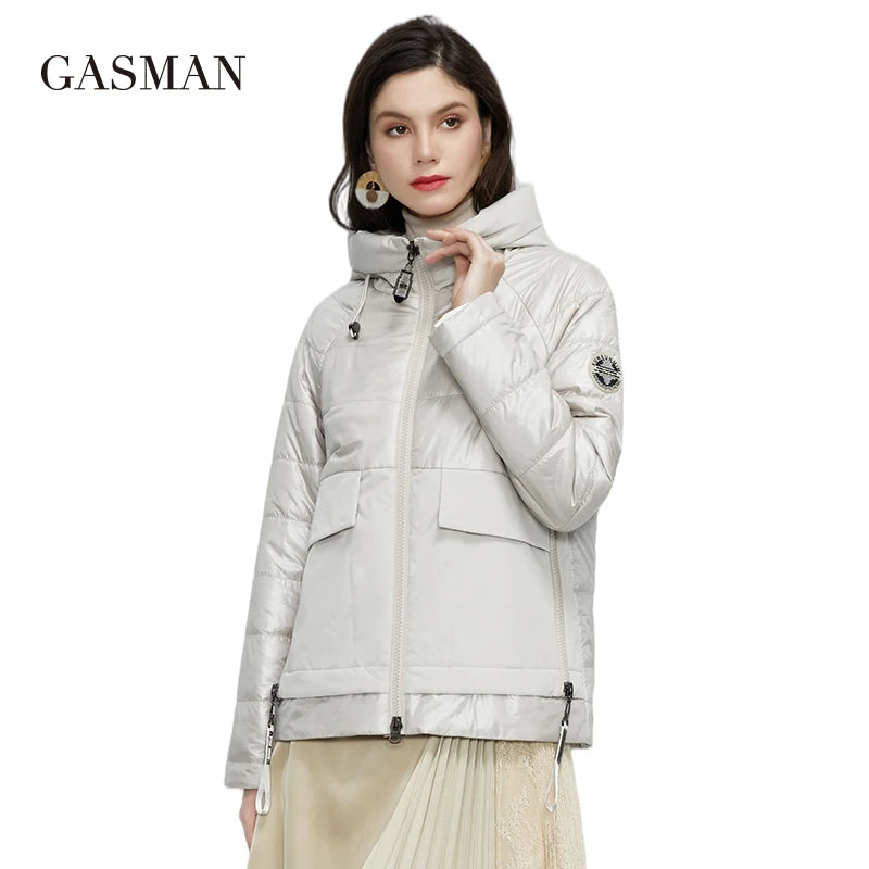 Eleganter Damen-Trenchcoat mit Reißverschluss und winddichtem Design – ideal für den Frühling