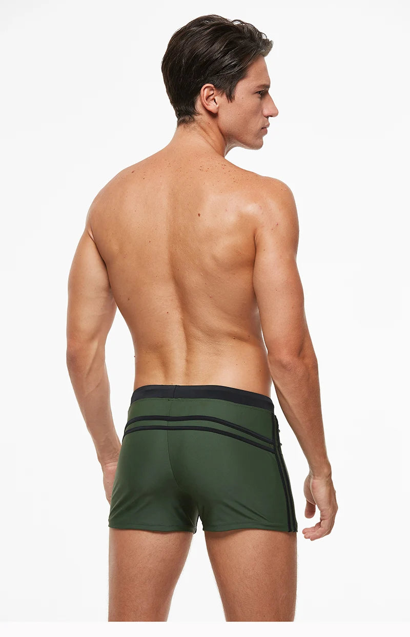 Kurze Herren-Sport-Badeshorts für Strand und Surfen – ideal zum Schwimmen und Fitness