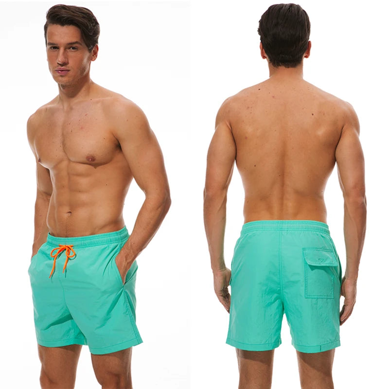 Herren-Badeshorts mit schnelltrocknendem Material – ideal für Strand, Surfen und Sport
