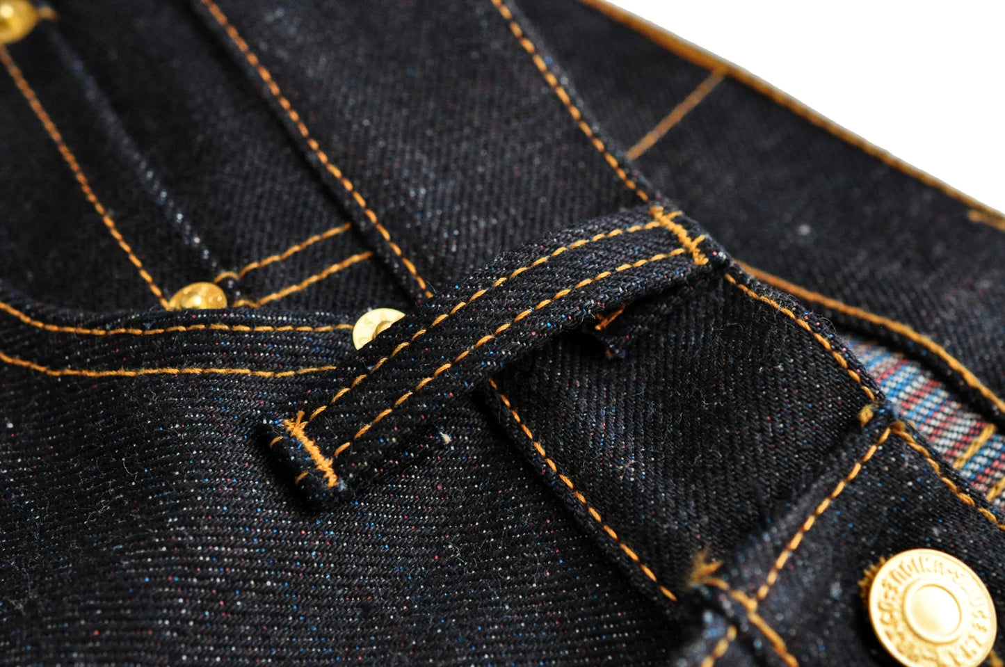 Herrenjeans aus 21oz Rainbow Selvedge Denim im Vintage-Stil für Männer
