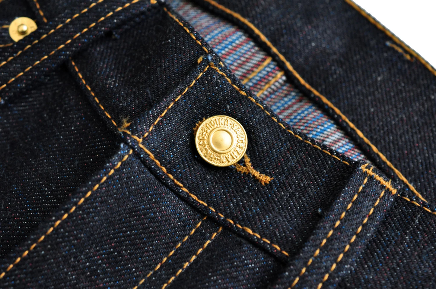 Herrenjeans aus 21oz Rainbow Selvedge Denim im Vintage-Stil für Männer