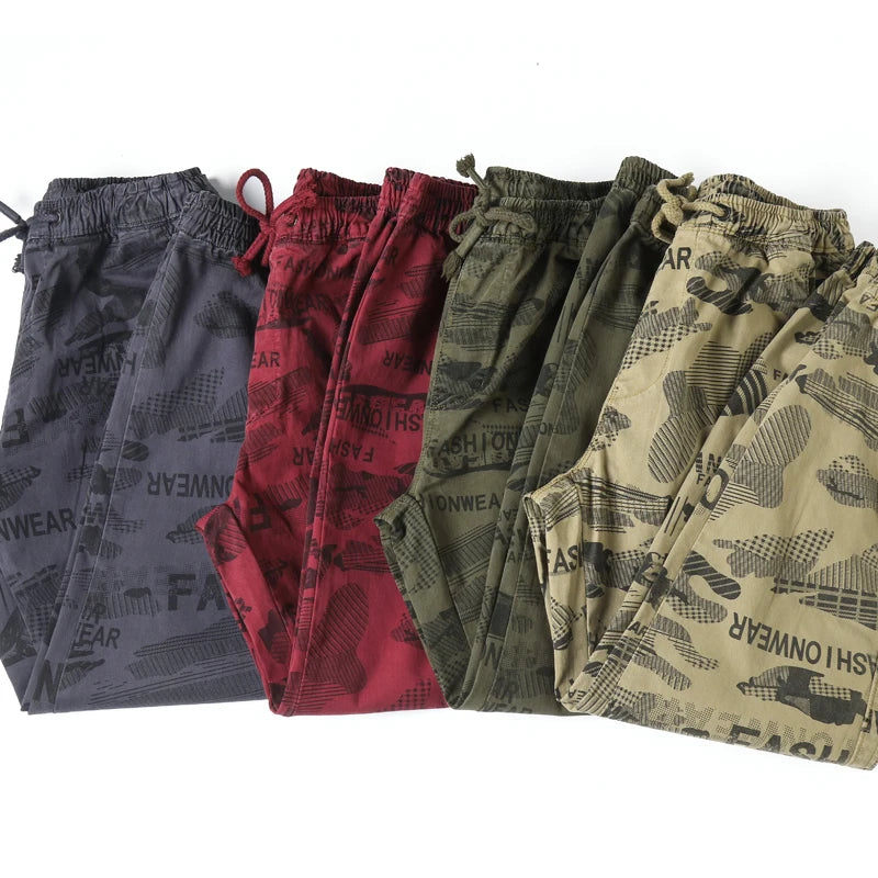 Herren Jogger Hose im taktischen Design mit Taschen und in Tarnung