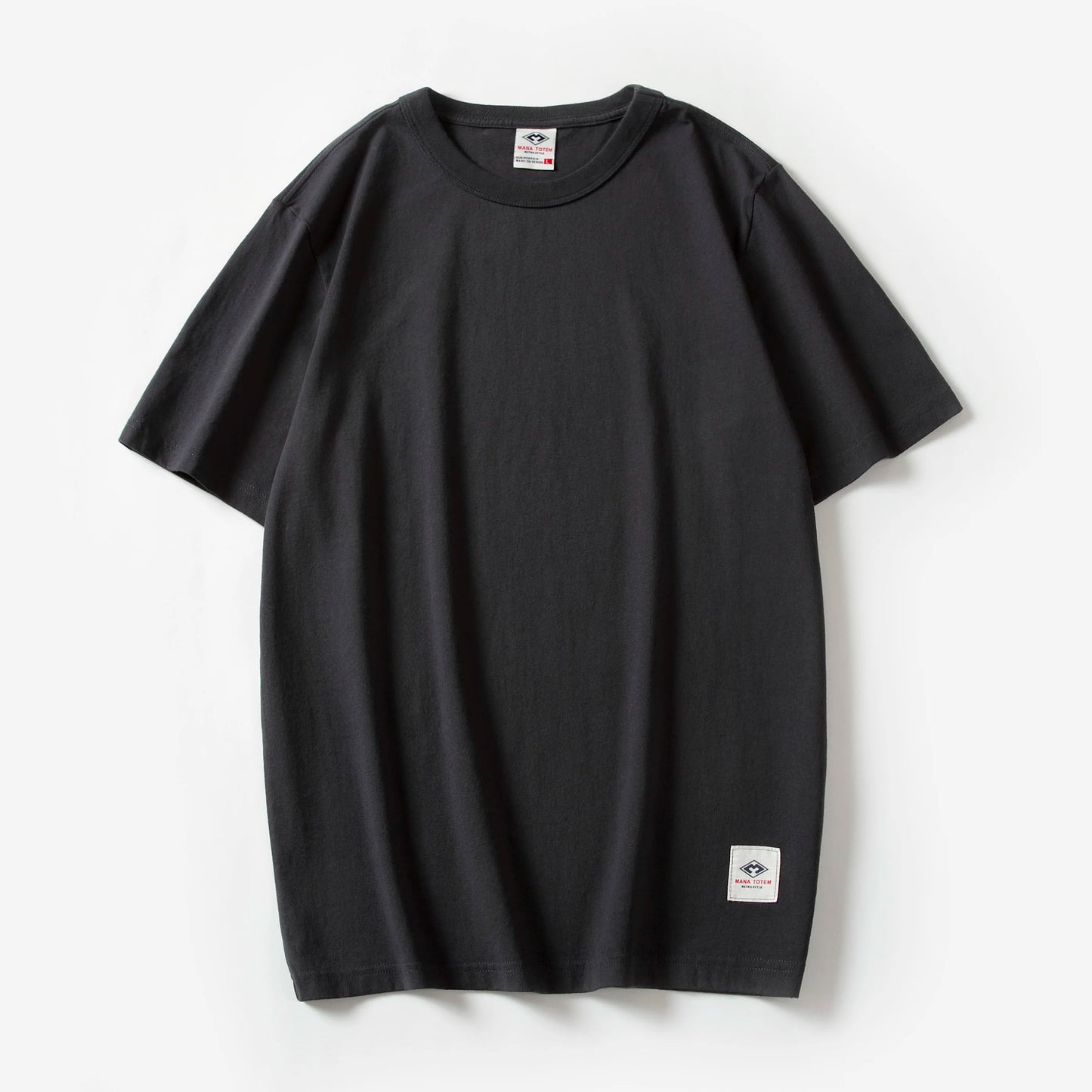 Männer T-Shirt aus einfarbigem Stoff mit kurzen Ärmeln und Casual-Stil