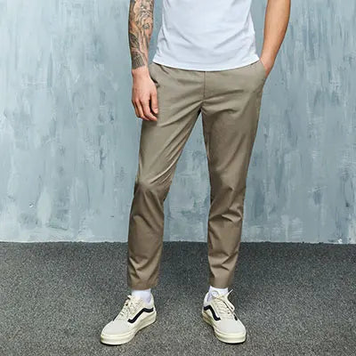 Elegantes Herrenanzug-Set in Tiefblau mit Streifen, Doppelreiher, Slim Fit – Hochwertige Wahl für Hochzeiten und festliche Anlässe
