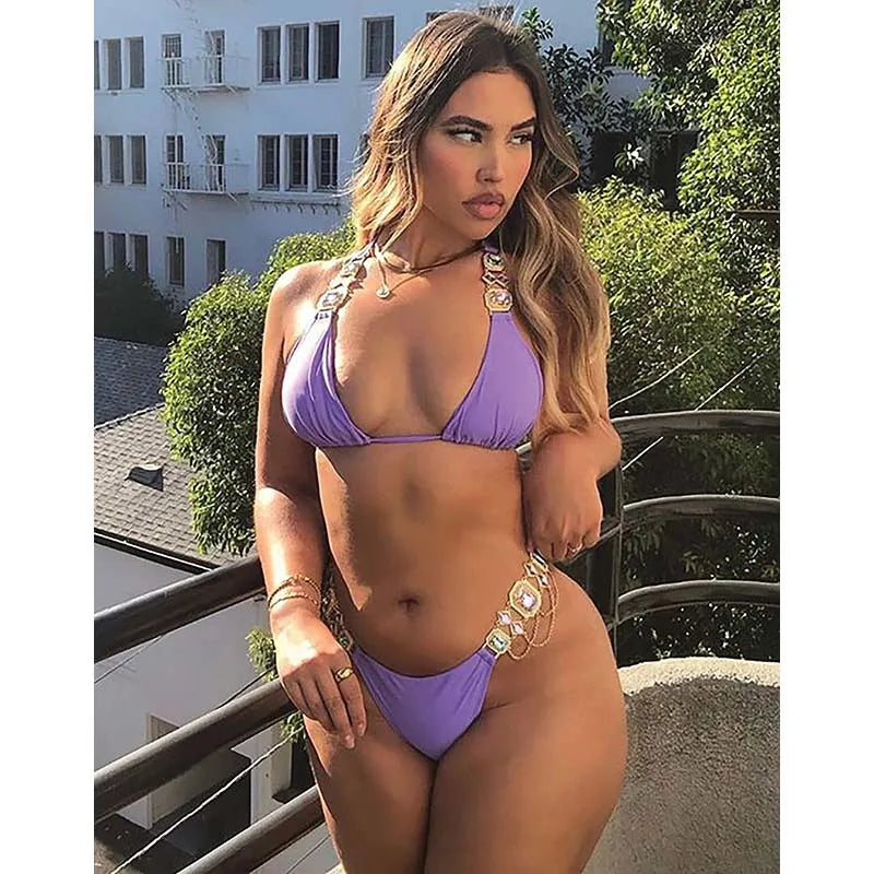 Sexy Bikini-Set für Damen mit Push-up-Effekt – ideal für Strand und Pool