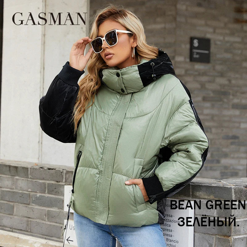 Warmer Damen-Parka mit Kapuze – langer, dicker Wintermantel für kalte Tage