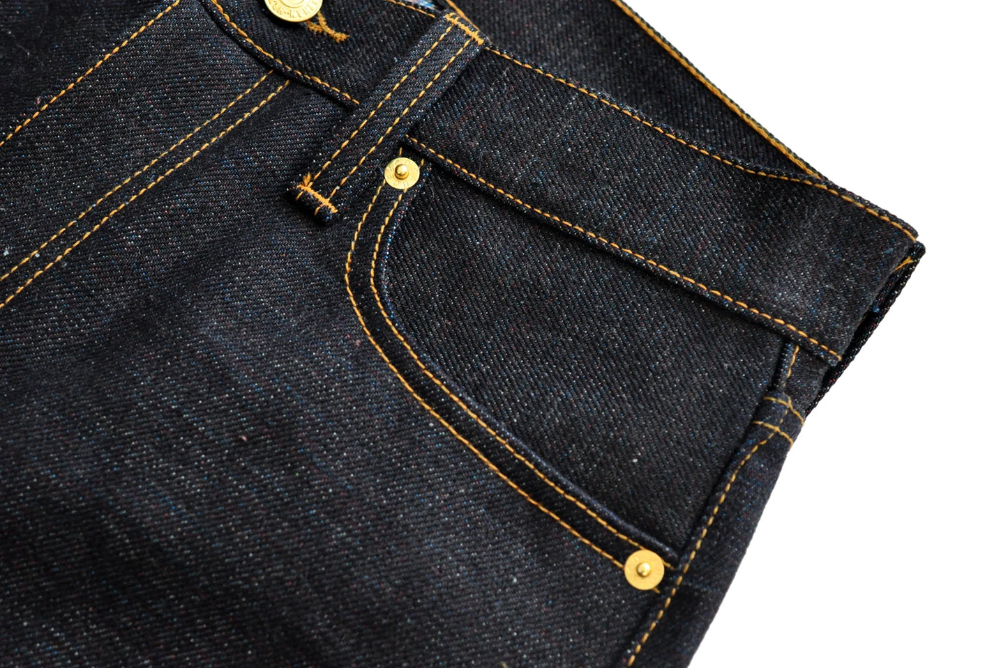 Herrenjeans aus 21oz Rainbow Selvedge Denim im Vintage-Stil für Männer