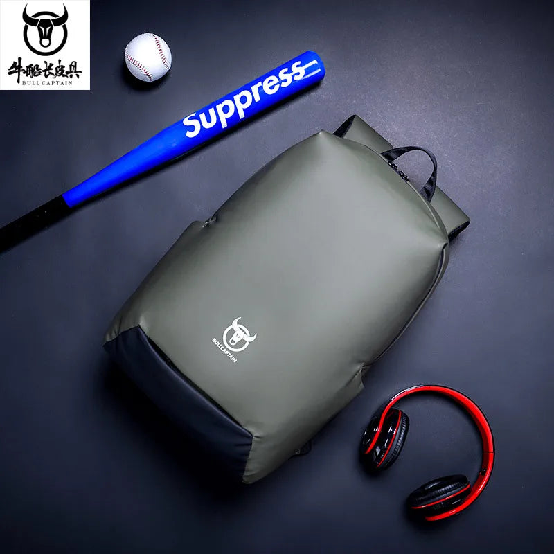 Herren-Schulrucksack Mit Laptopfach Und Wasserdicht Großes Fassungsvermögen Für 15-Zoll-Laptops