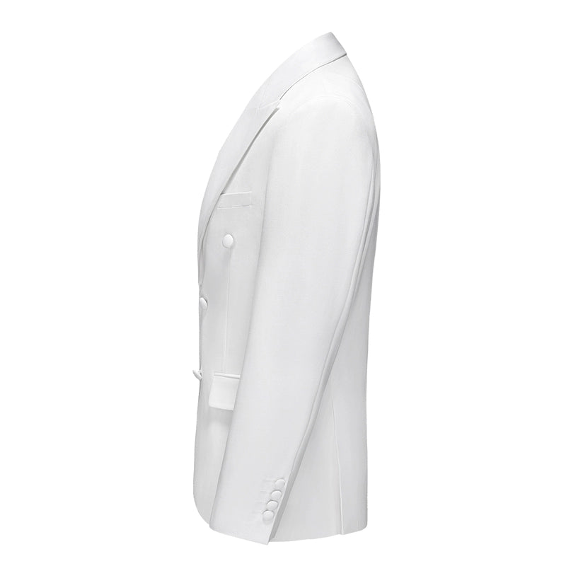 Luxuriöses Herren-Doppelreiher Anzugset: Eleganter 5XL Smoking für Hochzeit & Gala-Veranstaltungen