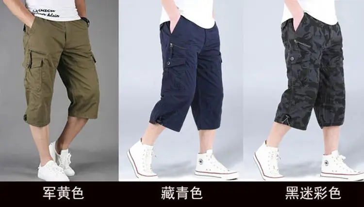 Herren-Sporthose mit elastischem Bund und doppeltem Reißverschluss – modische Freizeithose mit Streifen für Workouts