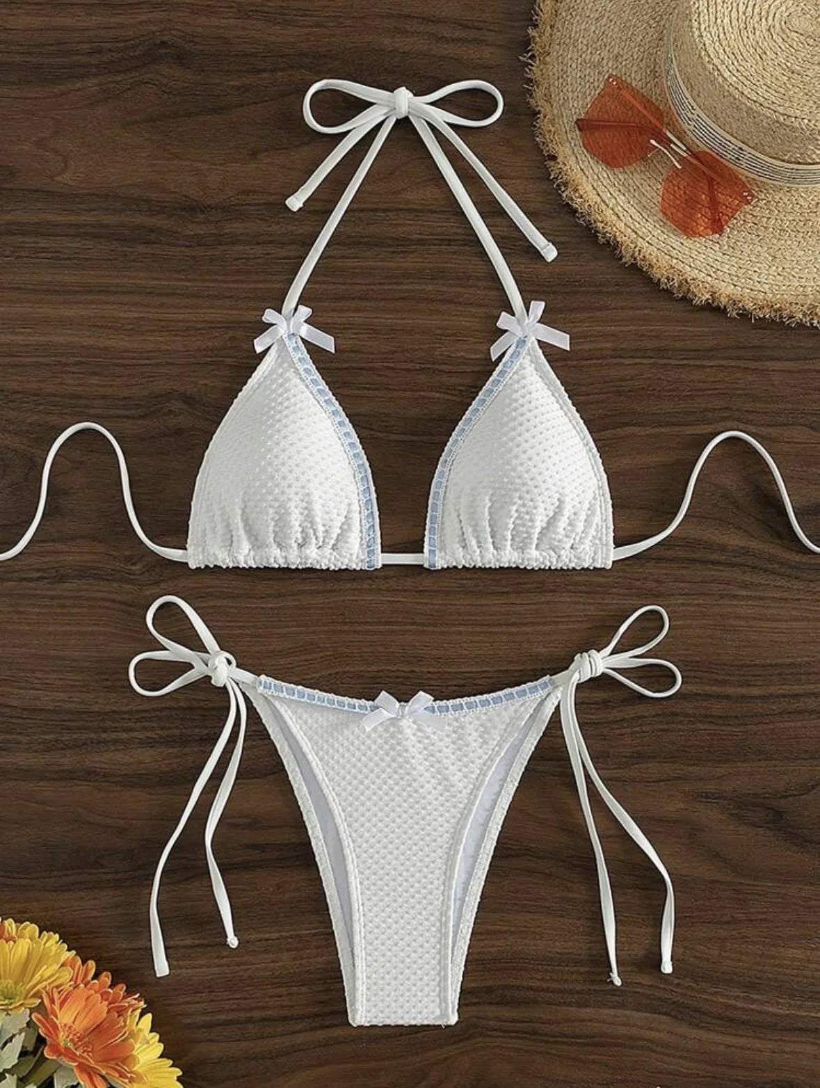 Floral-Sexy-Bikini-Set für Damen – Brasilianischer Badeanzug für Strand und Pool