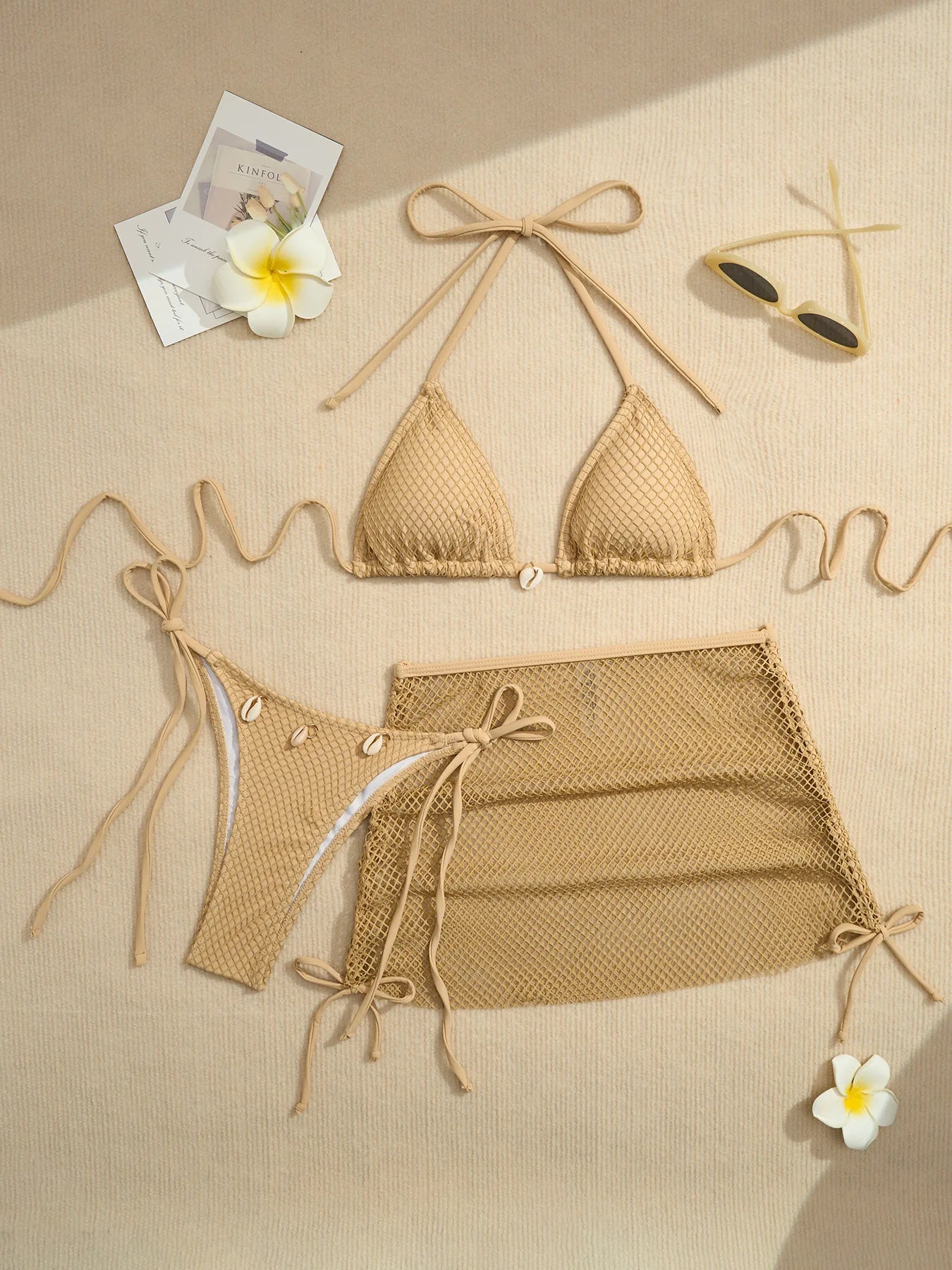 Sexy Bikini-Set mit Push-up und hoher Taille – Perfekt für Strand und Pool