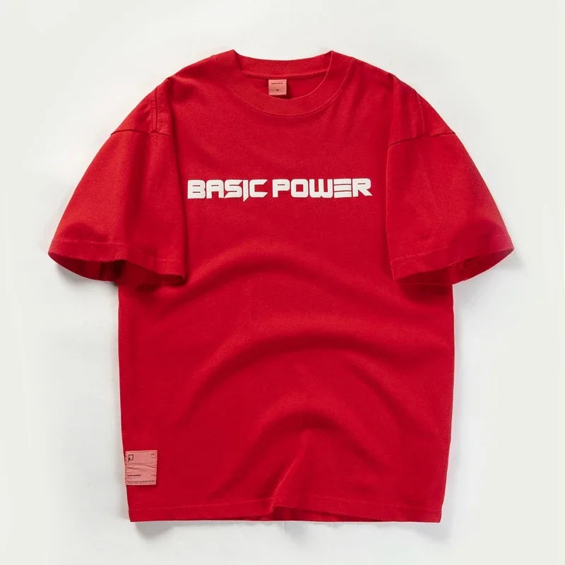 Herren T-Shirt mit Druck "Flugzeug" aus hochwertiger Baumwolle im lässigen Stil