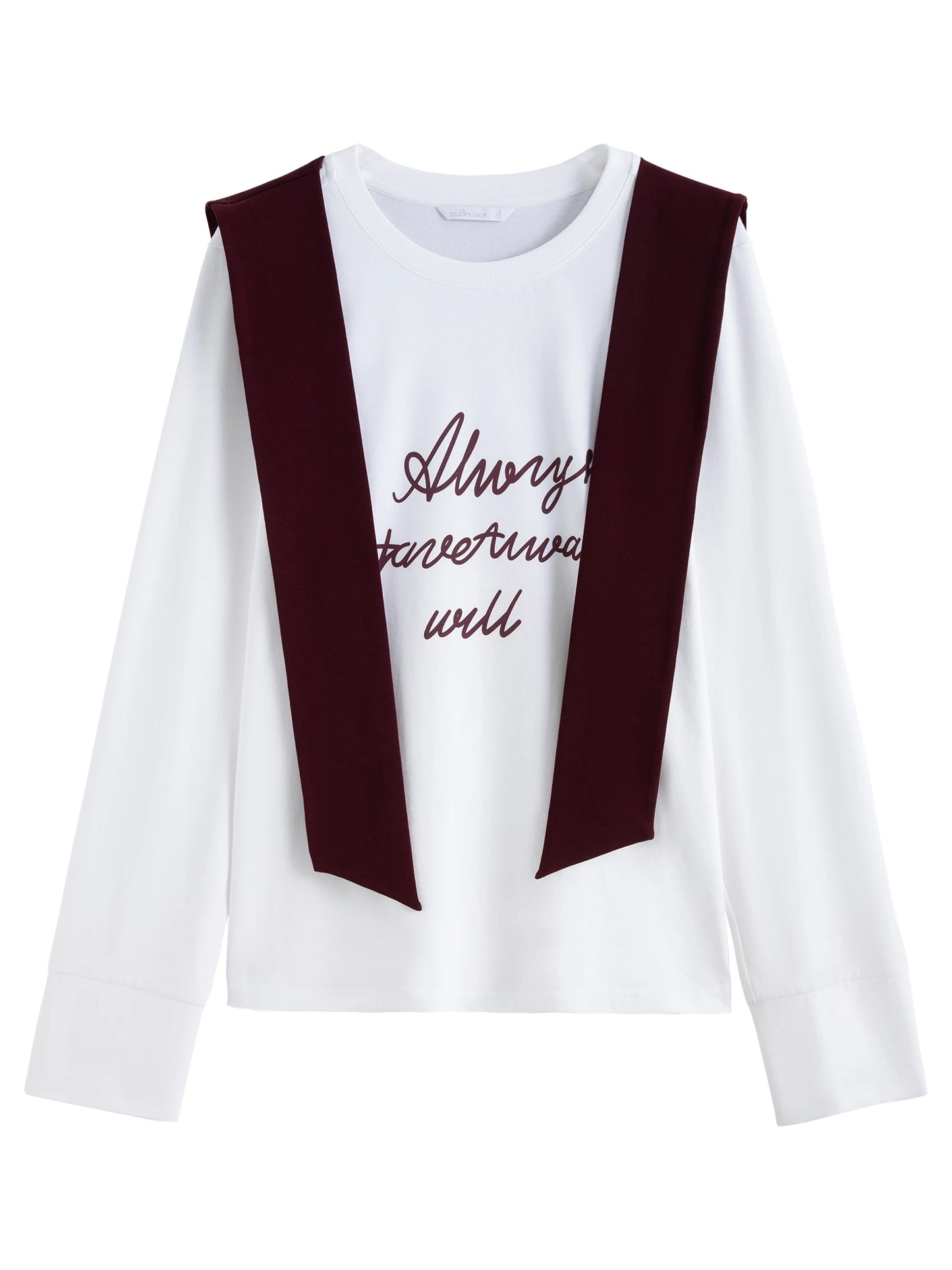Vielseitiges Damen-T-Shirt mit V-Ausschnitt und langen Ärmeln – lässig und figurbetont für den Frühling