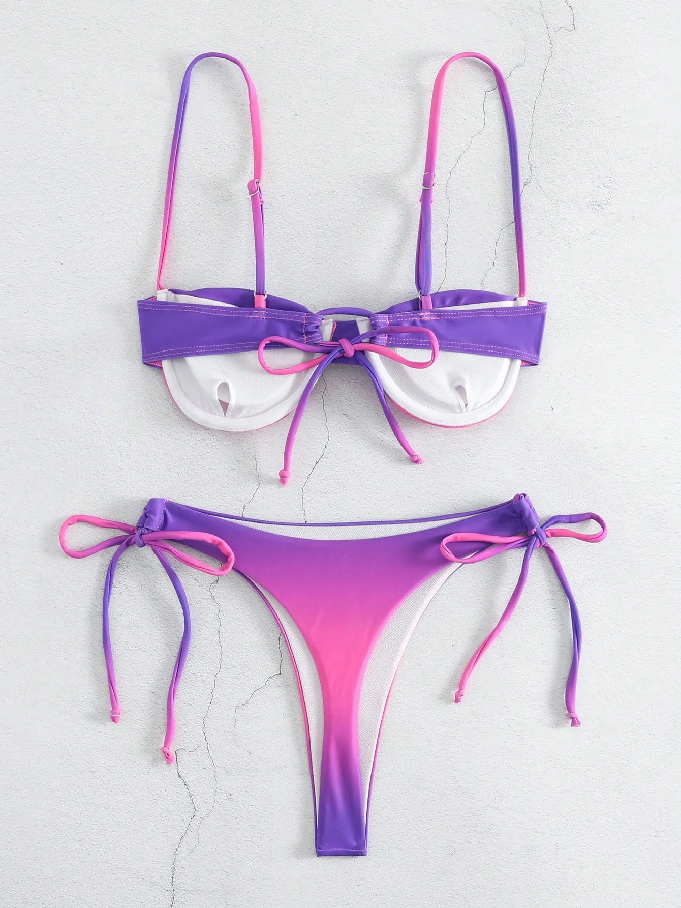 Sexy Push-Up Bikini-Set für Damen – Brasilianischer Stil, ideal für Strand und Pool