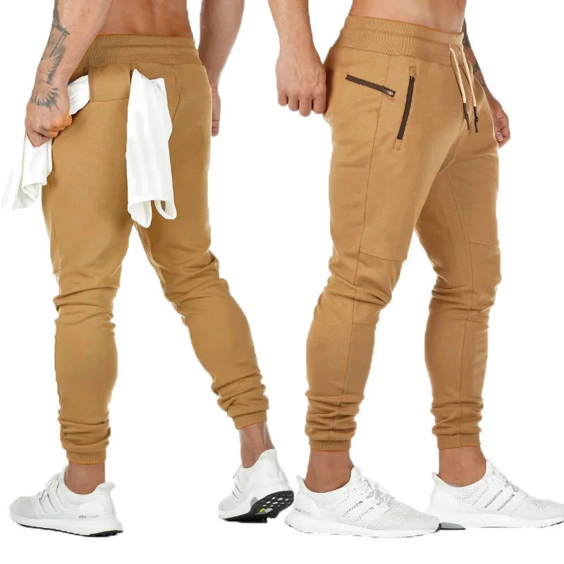 LOGO-freie Muscle Herren Sporthose Herren Fitness Hängende Handtuchhose Lauftraining Fußhose
