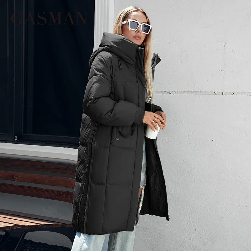 Kurze Damen-Steppjacke mit Kapuze und Taschen – modisch und lässig für Frühling und Herbst
