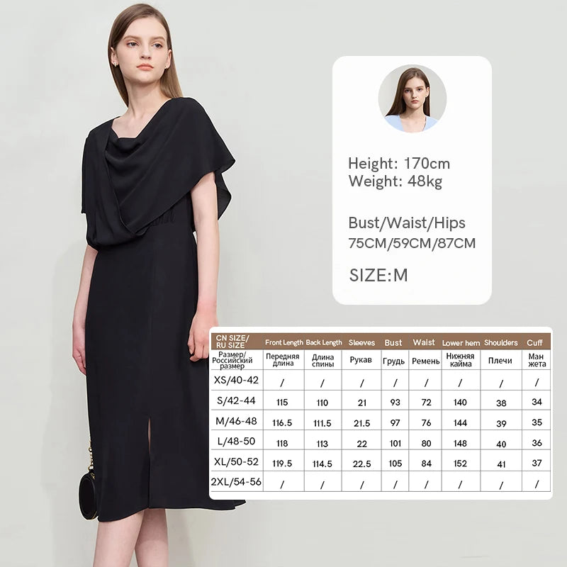 Zeitloses Bürokleid Für Damen Mit Schwingkragen Und Bequemem Sitz