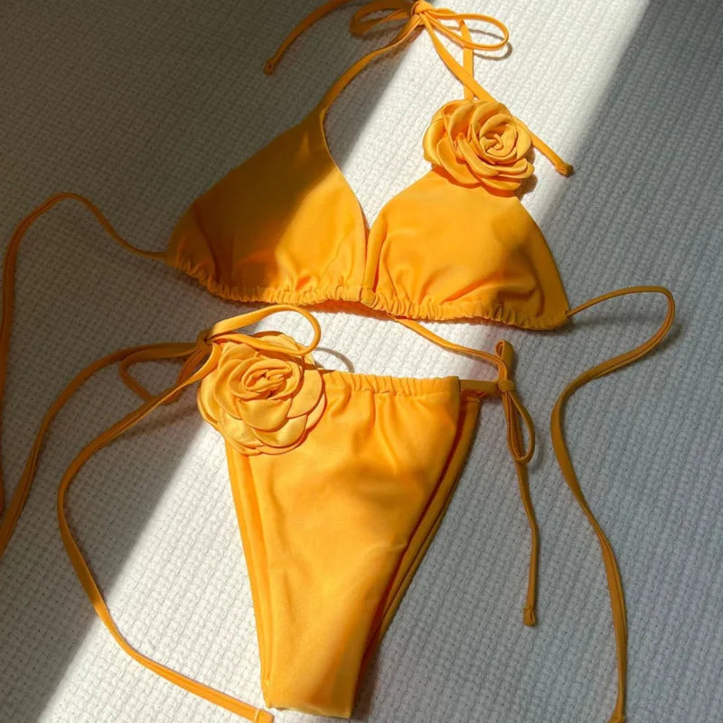 Sexy Bikini-Set für Damen mit Push-up-Effekt – ideal für Strand und Pool