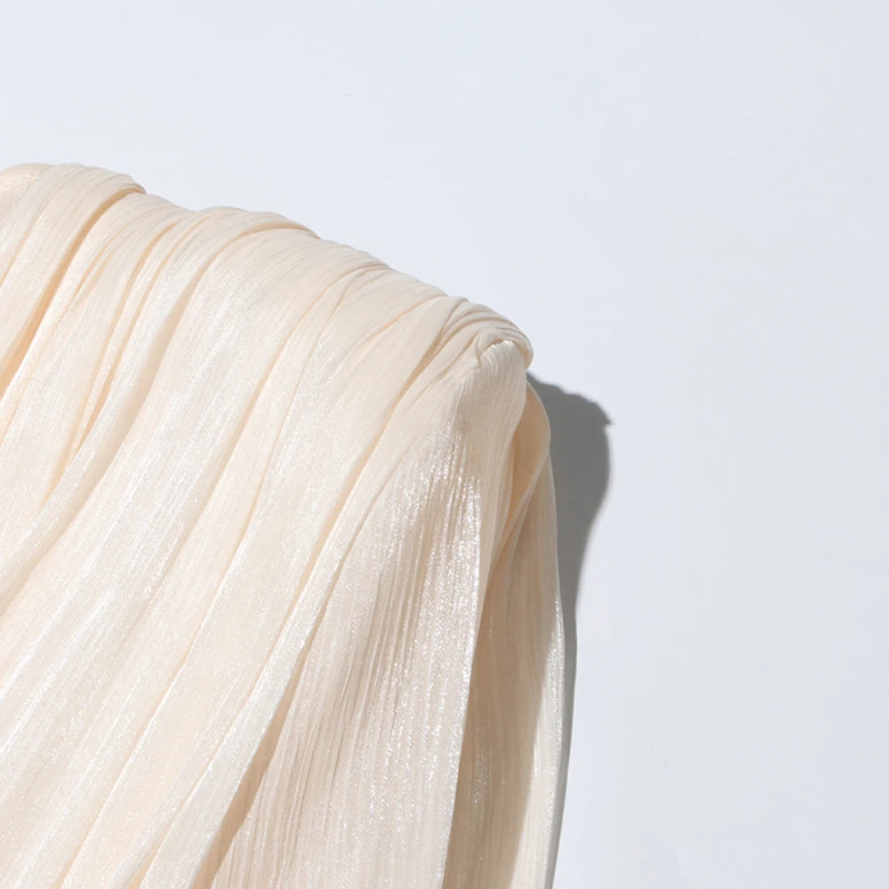 Elegantes Damen-Tunikakleid mit Rundhalsausschnitt, langen Ärmeln und Patchwork-Design