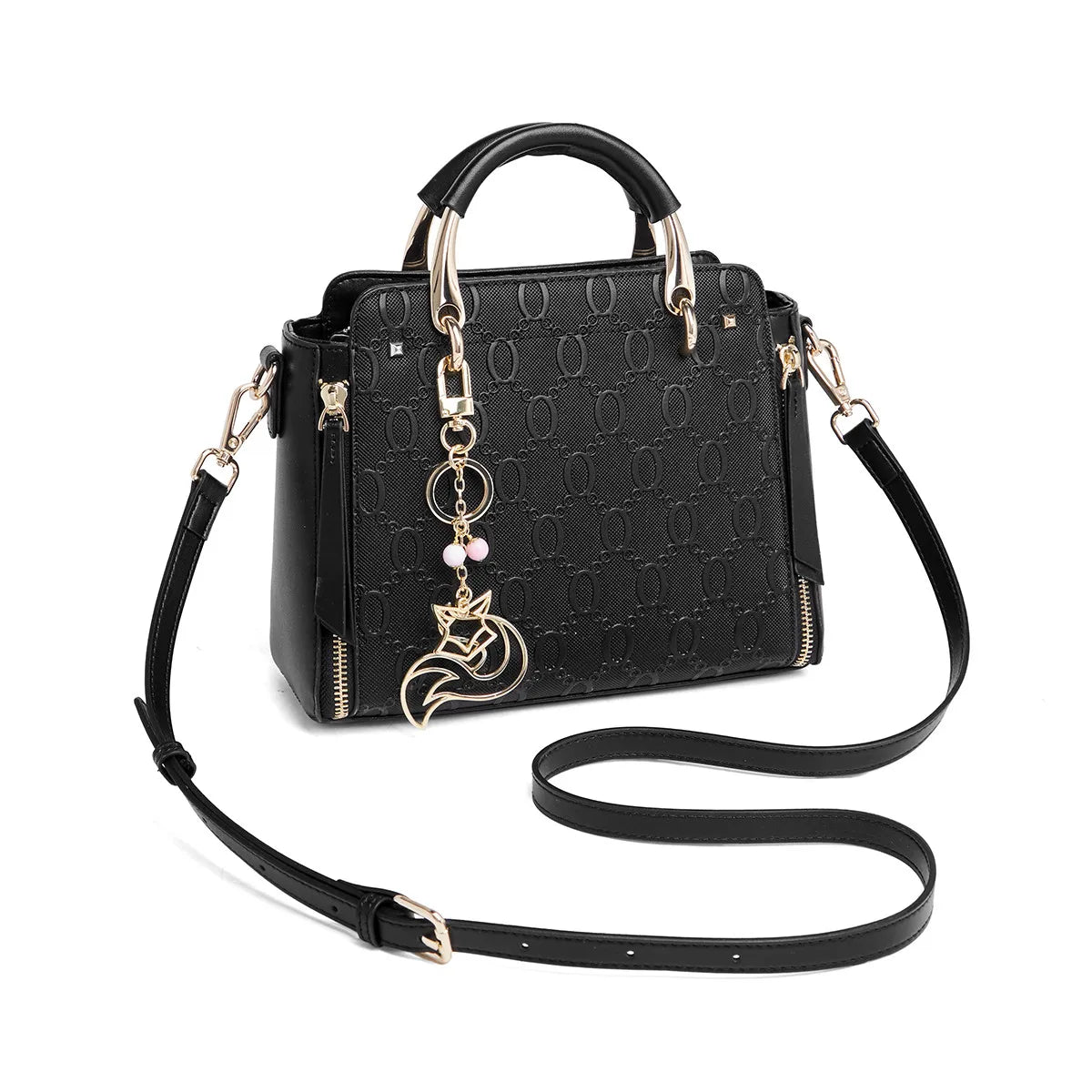 Damen Schultertasche Aus Rindsleder Mit Elegantem Design