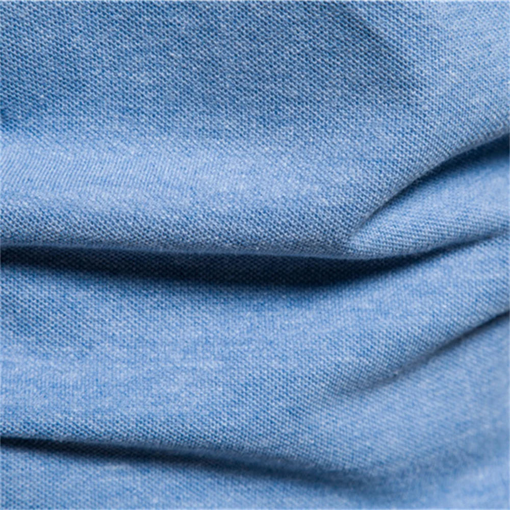 Herren Poloshirt aus Baumwolle in einfarbig mit klassischem Design für Freizeit und Business