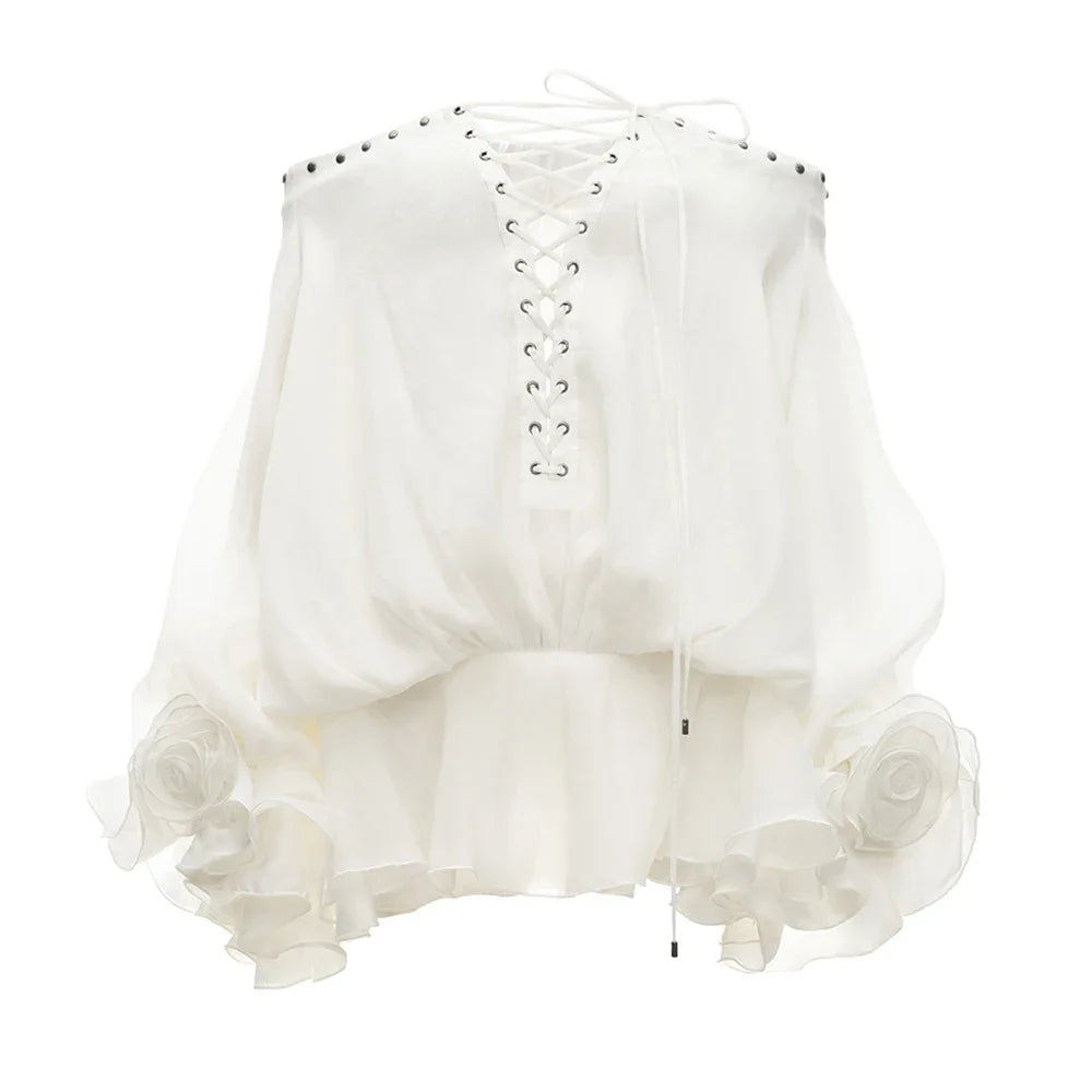 Elegantes Damen-Zweiteiler-Set mit Pailletten, langärmligem Oberteil und hoch taillierter, gerader Hose – schickes Outfit für besondere Anlässe.