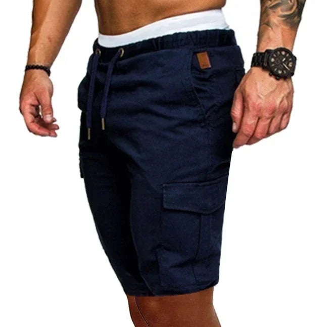 Lässige Herren-Shorts in Übergröße mit mehreren Taschen und lockerem Schnitt – ideal für die Arbeit