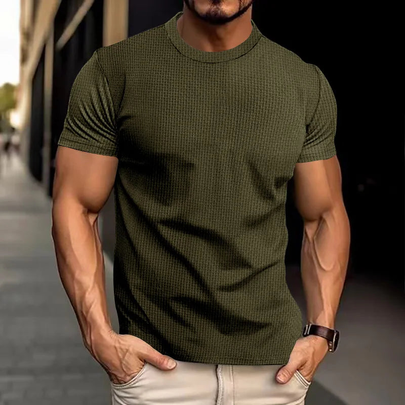 Kurze Herren-Freizeithose mit Mehrfachtaschen – locker geschnittene, leichte Outdoor- und Sporthose