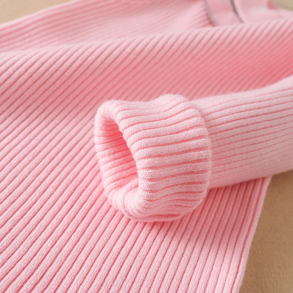 Mädchen Pullover Pullover Herbst Winter Baby Warme Pullover Tops Kinder Strickwaren Kinder Kleidung