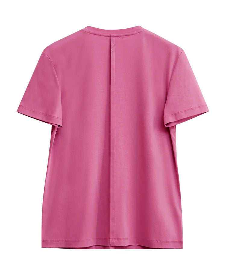 Damen Tops im Minimalismus-Stil mit V-Ausschnitt und kurzen Ärmeln
