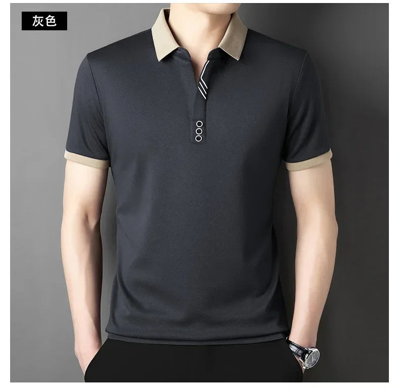 Herren-Poloshirt mit kurzen Ärmeln und Knopfleiste – ideal für den Alltag