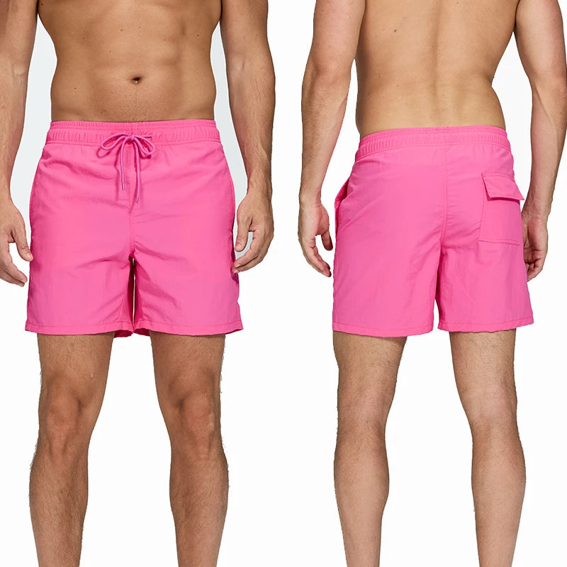 Herren-Badeshorts mit Mesh-Innenfutter und Reißverschlusstaschen – schnelltrocknend und ideal für den Strand