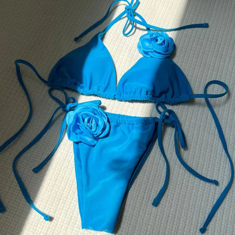 Sexy Bikini-Set für Damen mit Push-up-Effekt – ideal für Strand und Pool