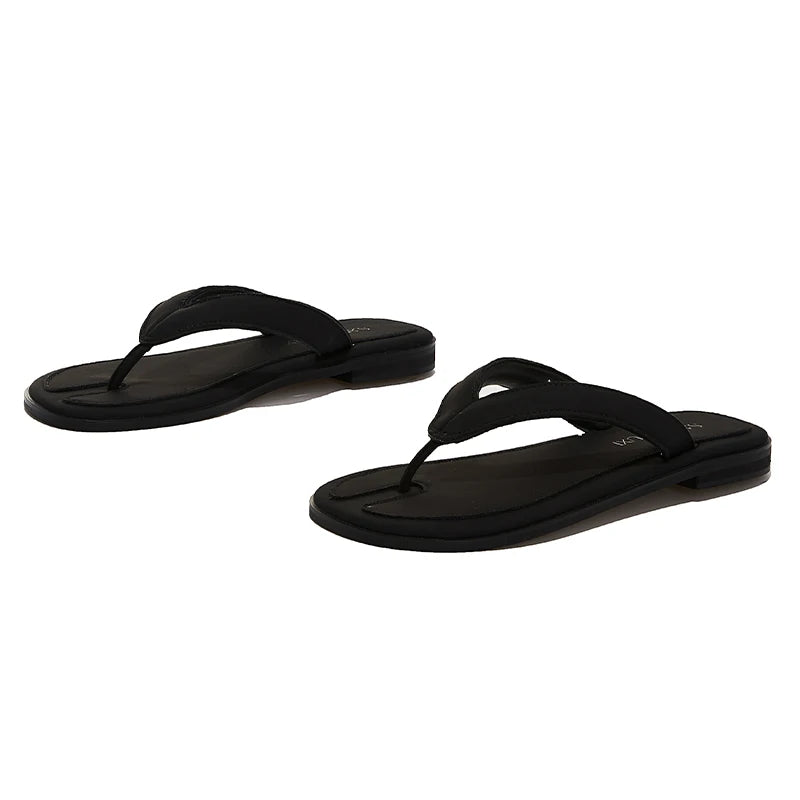 AIYUQI 2025, neue Damen-Flip-Flops, flache, rutschfeste Flip-Flops für Damen, große Sommer-Damenschuhe
