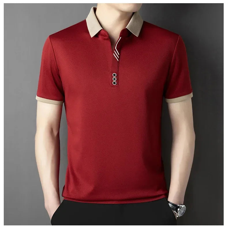 Herren-Poloshirt mit kurzen Ärmeln und Knopfleiste – ideal für den Alltag