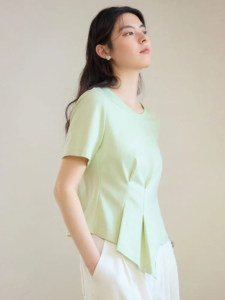 Elegantes Damen-Commuter-Hemd in Übergröße mit schlichtem Revers – ideal für den Sommer