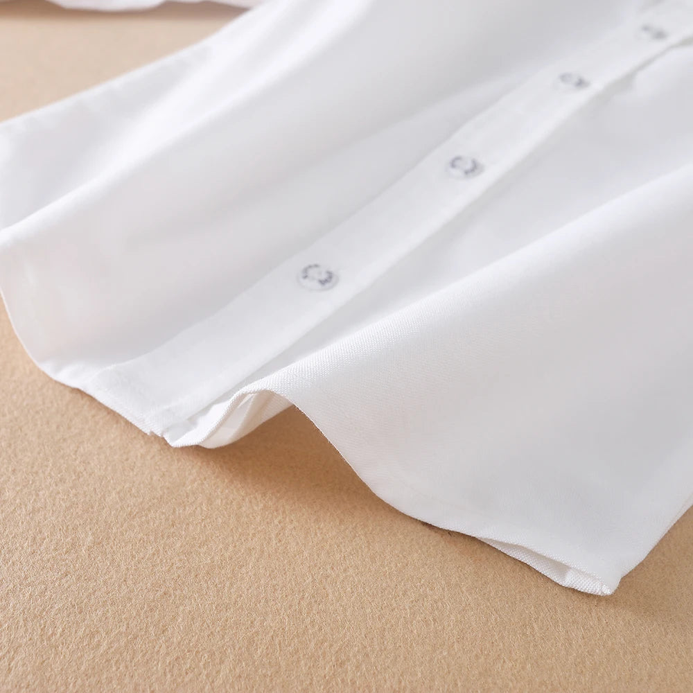 Jungen Kleidung Schuluniform Hemden Frühling Herbst Langarm Turn-Down Kragen Kinder hemd für Jungen Kinder Tops
