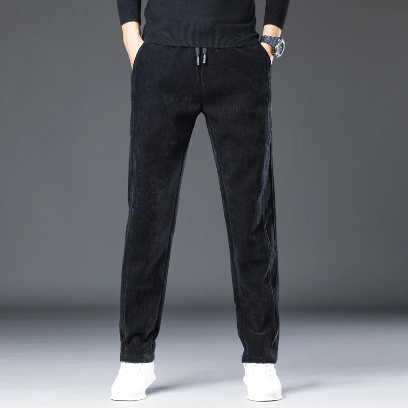 Herren Freizeit Hose in 6XL mit elastischer Taille und Taschen