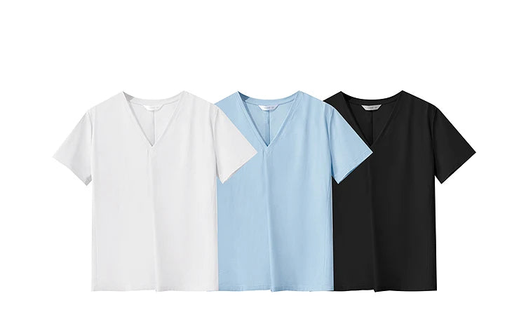 Damen Top im minimalistischen Sommerstil mit einfarbiger Buchstabenstickerei