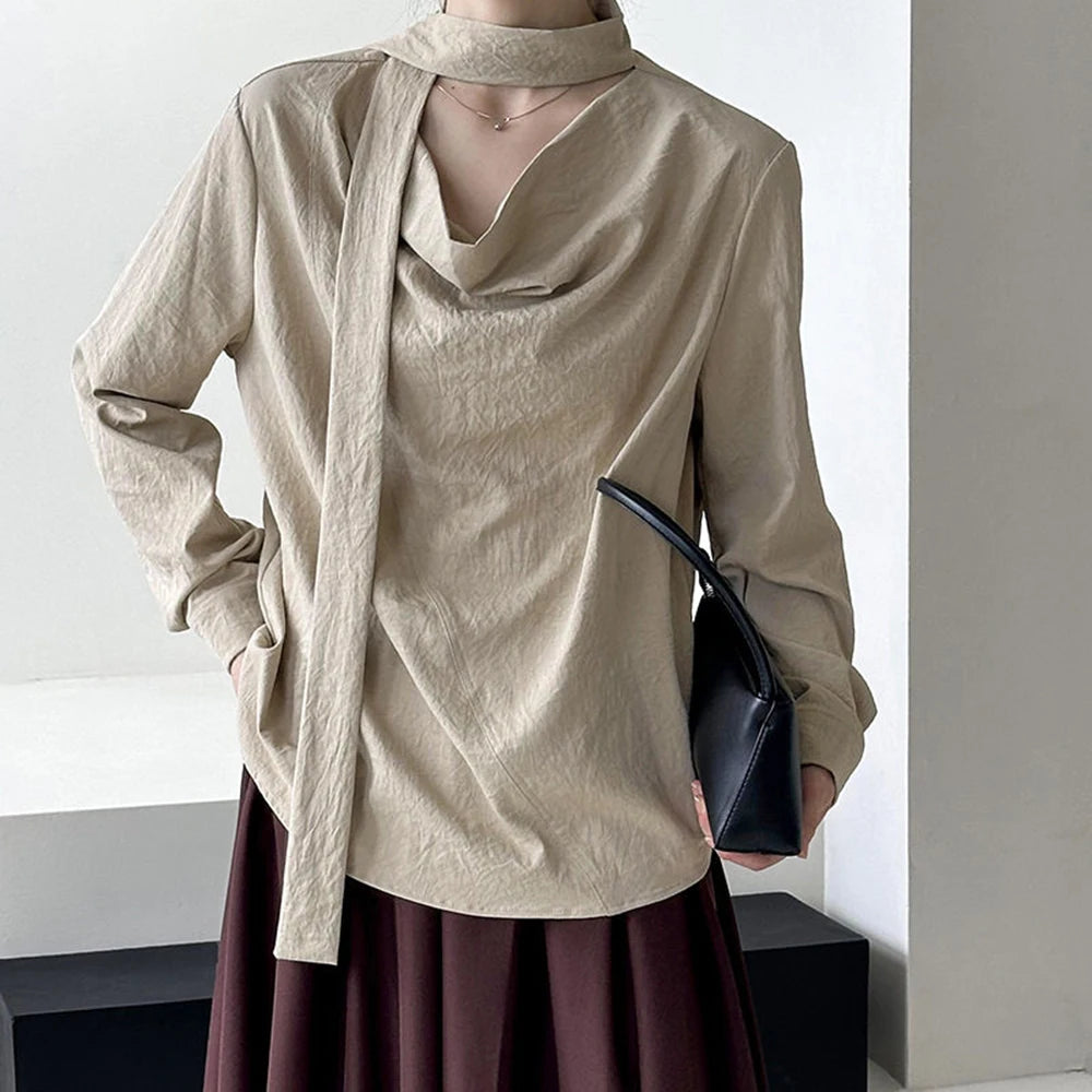 Elegante Damenjacke mit Reverskragen und langen Ärmeln – Patchwork-Design und Taschen für einen luxuriösen Look