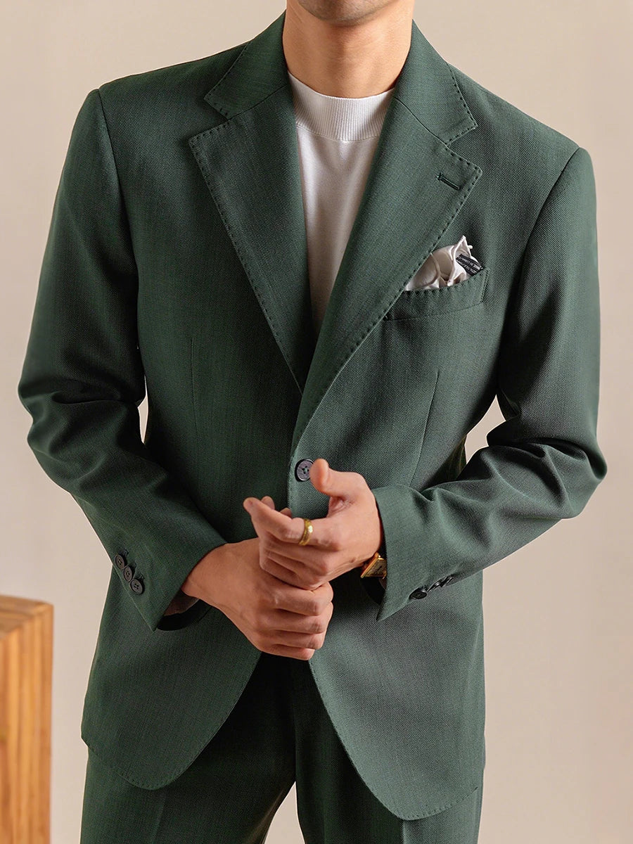 Eleganter Herrenanzug in Blau mit Blazer, Weste und Hose – Slim Fit für Hochzeit, Business und festliche Anlässe.